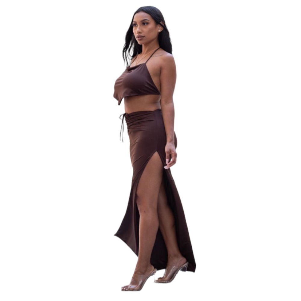 2 piece skirt and blouse set